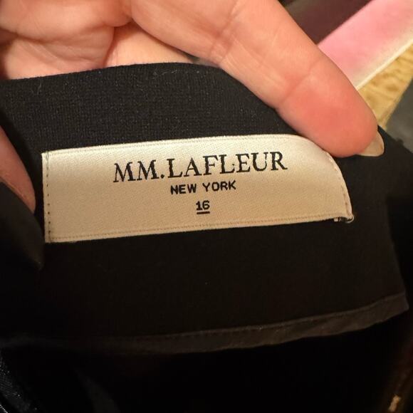 MM Lafleur The Greenpoint Front Slit Skirt in Black size 16 - Picture 6 of 6